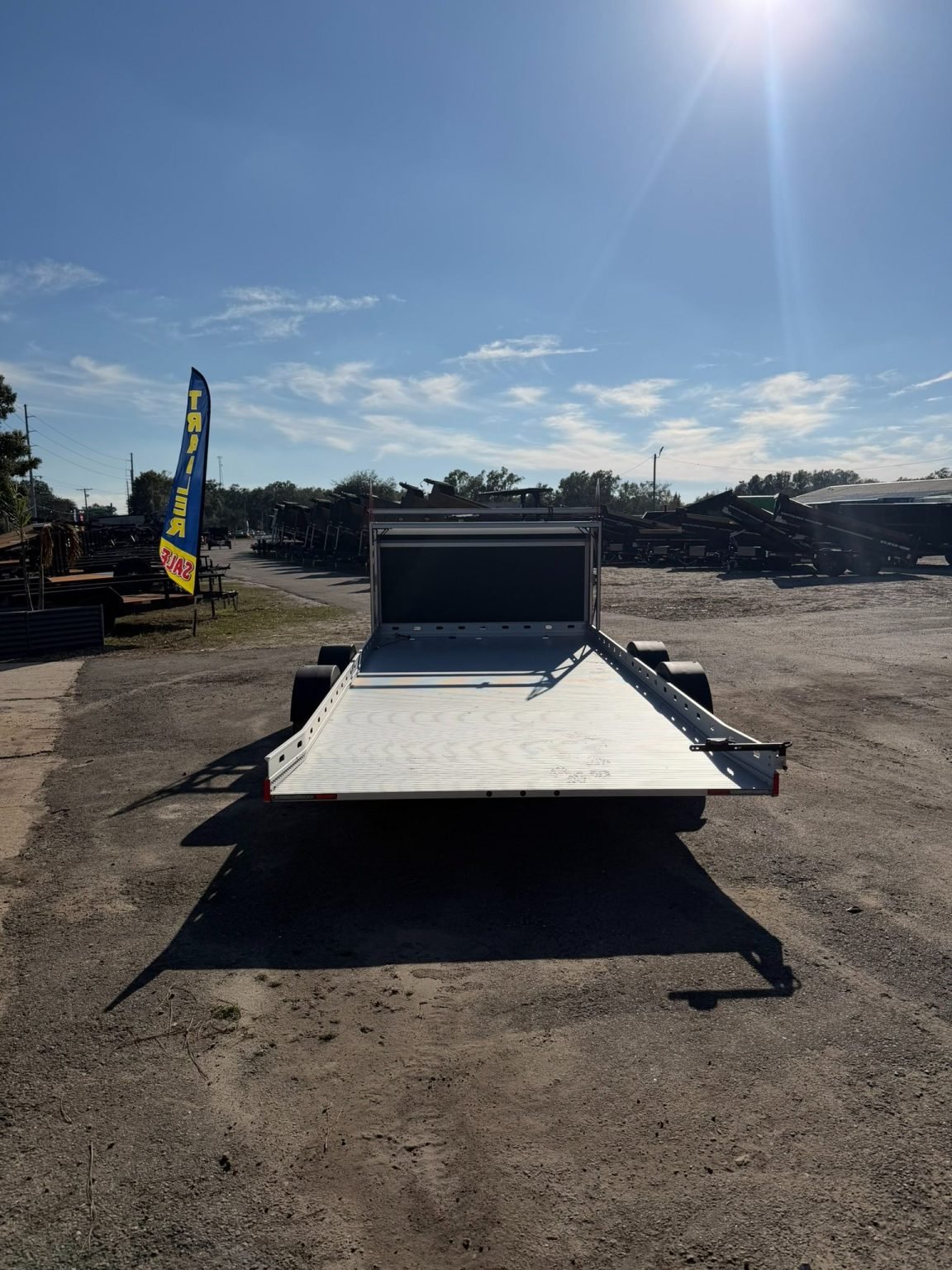 New 2026 Futura 7 x 16 Aluminum Lowering Car 7k Trailer - Image 5