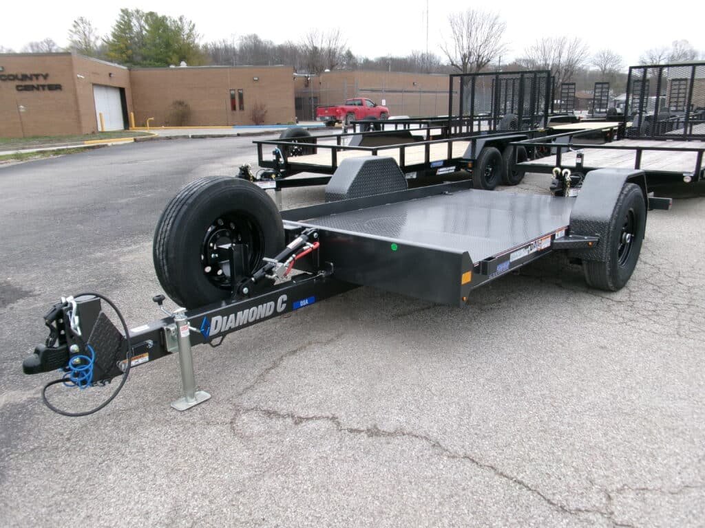 2025 Diamond C DSA107 77″x 12′ 7k Single Axle Tilt Trailer Stock #294539 – Spencer Trailers
