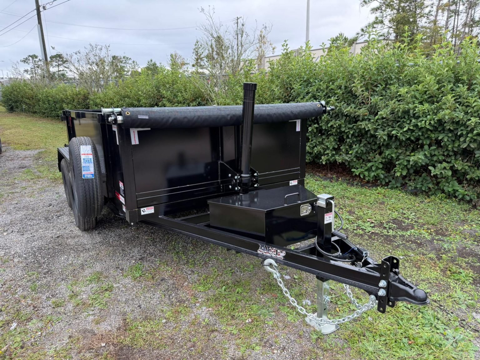 New 2026 AMP 6 x 10 Low Side Dump Trailer 7k GVWR - Image 5