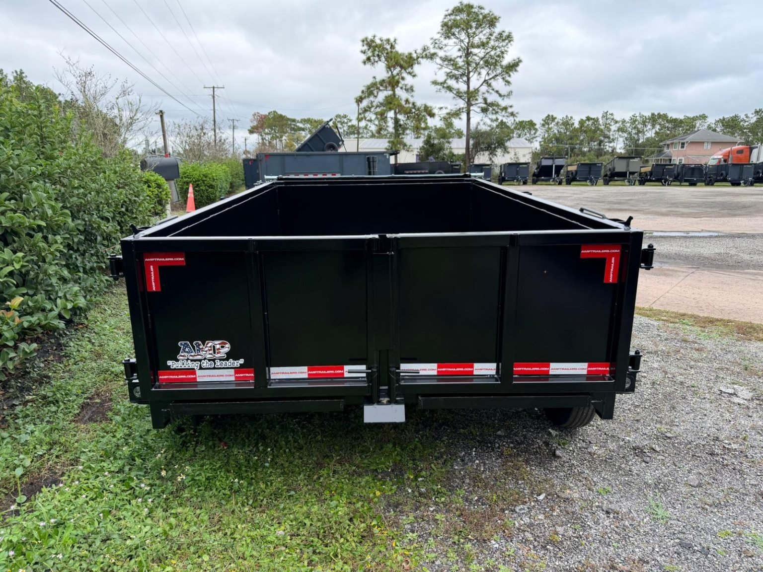 New 2026 AMP 6 x 10 Low Side Dump Trailer 7k GVWR - Image 3