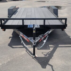 7×18 equipment trailer w/ cobra liner 7k